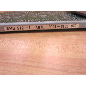Hitachi A87L-0001-0105 Memory Board BMU 512-1 BEK 0850-03 - Used