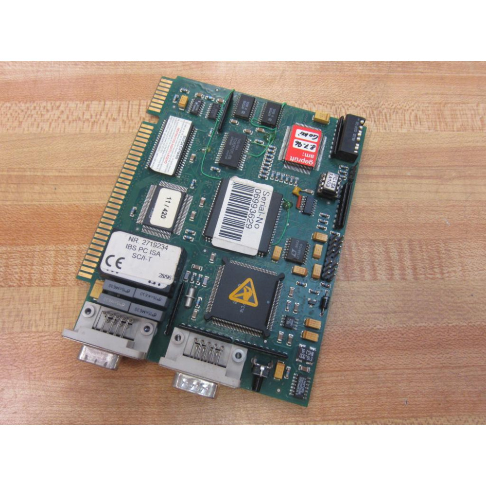 Phoenix Contact 2719234 Termination Board IBS PC ISA SCI-T WO Side Bar - Used Phoenix Contact 2719234 Termination Board IBS PC ISA SCI-T WO Side Bar - Used