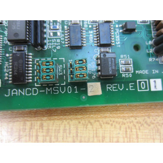 Yaskawa JANCD-MSV01-2 Circuit Board DF9200662-D0 - Used