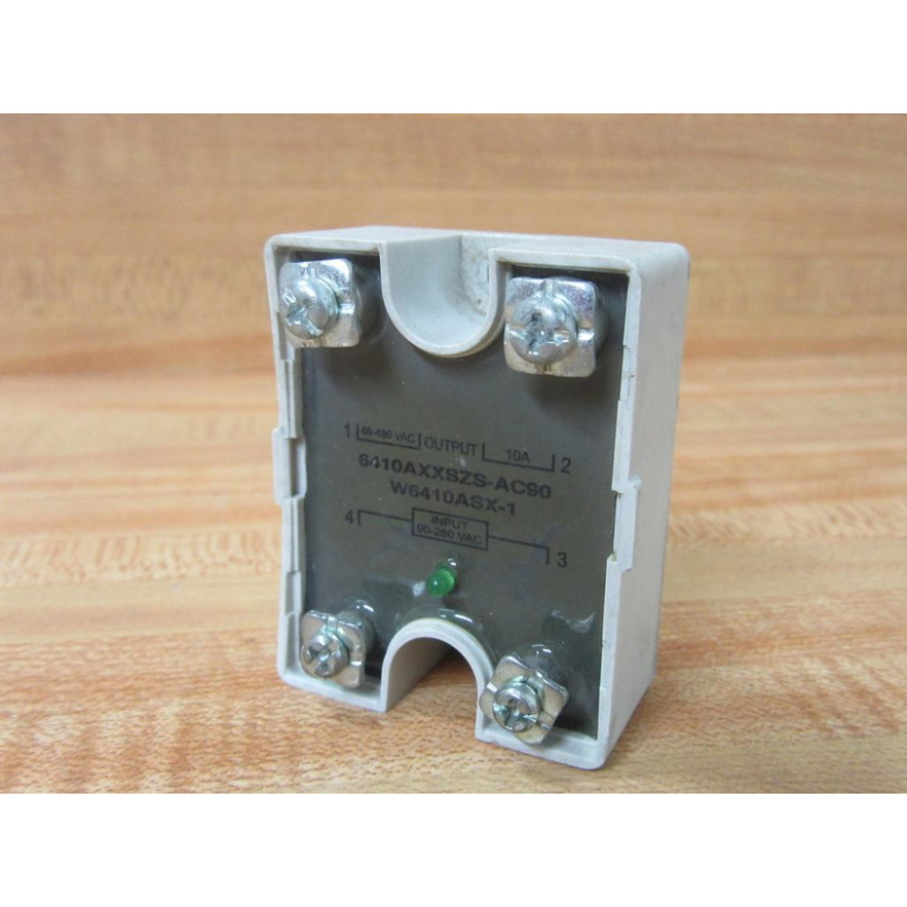 Schneider Electric 6410AXXSZS-AC90 Solid State Relay W6410ASX-1 - Used Schneider Electric 6410AXXSZS-AC90 Solid State Relay W6410ASX-1 - Used