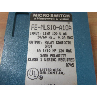 Micro Switch FE-MLS10-A10A Photoelectric Sensor FEMLS10A10A 120VAC