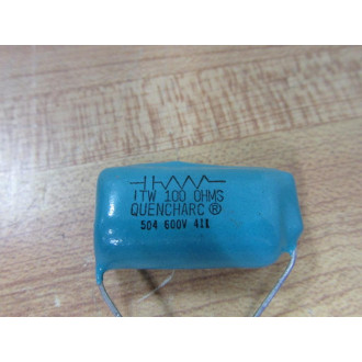 Quencharc 504 ITW Capacitor 100Ω (Pack of 3) - New No Box