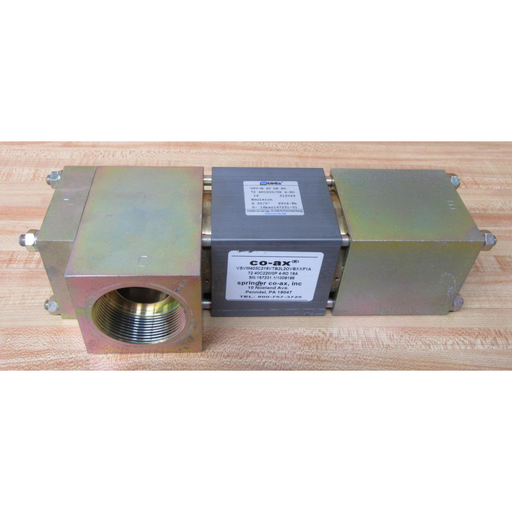 CO-AX VSV-M 40 DR NC 32 Way Valve - New No Box CO-AX VSV-M 40 DR NC 32 Way Valve - New No Box