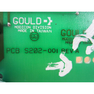 Gould S202-001 Circuit Board  S202-000 WPCB A241-000 - Used