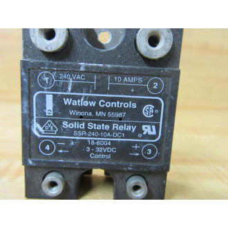 Watlow Controls SSR-240-10A-DC1 Solid State Relay SSR24010ADC1 (Pack of 3) - Used