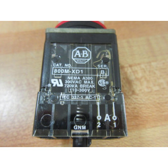 Allen Bradley 800MR-B6D1 Momentary Contact Pushbutton 800MRB6D1