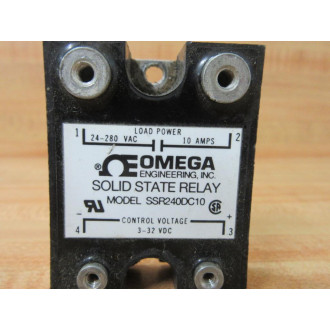 Omega SSR240DC10 Solid State Relay (Pack of 2) - Used