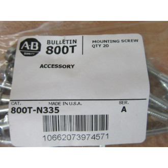 Allen Bradley 800T-N335 Contact Block Mount Screws (Pack of 20)