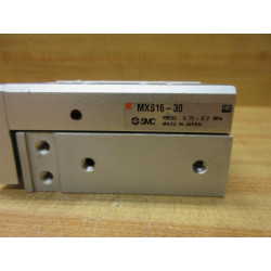 SMC MXS16-30 Guided Cylinder MXS1630 - Used