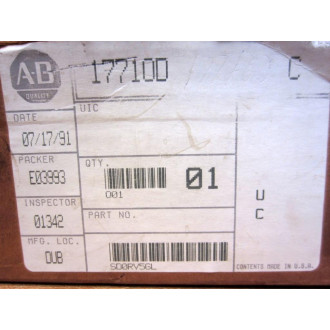 Allen Bradley 1771-OD Module 1771-0D Ser C