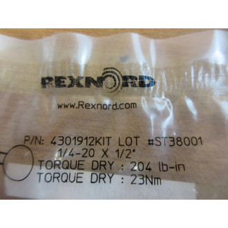 Rexnord 7300912 Capscrew Kit 10314073 (Pack of 8)