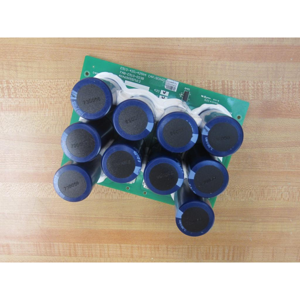 Teco 4KA69X597W12 Capacitor Board E510-420425N4 - New No Box Teco 4KA69X597W12 Capacitor Board E510-420425N4 - New No Box