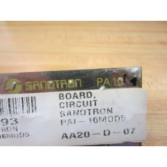 Sanotron PA1-16 Circuit Board PAI-16 MOD 5 - New No Box