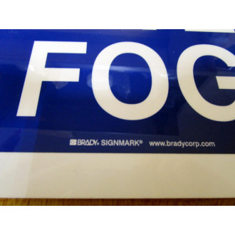 Brady 57-70853-12 Manual Water Fog Sign 577085312 (Pack of 20)