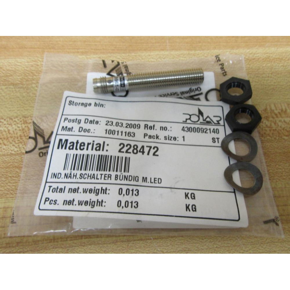 Polar 9961-0264 Pulsotronic Sensor 99610264 Polar 9961-0264 Pulsotronic Sensor 99610264