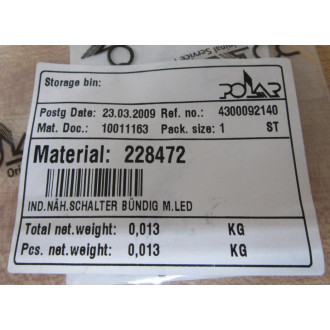 Polar 9961-0264 Pulsotronic Sensor 99610264