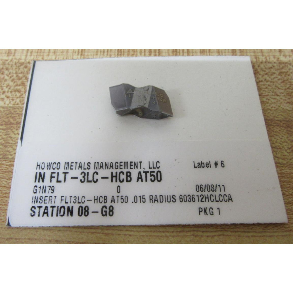 Howco Metals Management FLT-3LC-HCB Carbide Insert FLT3LCHCB