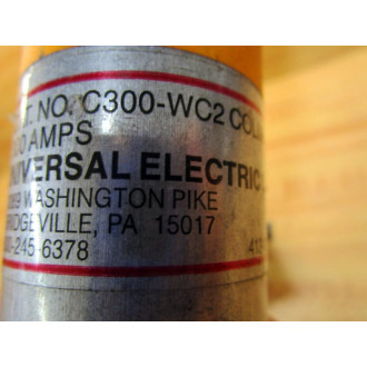 Universal Electric C300-WC2 Trolley Arm Hoist Collector C300WC2 WO Shoe - Used