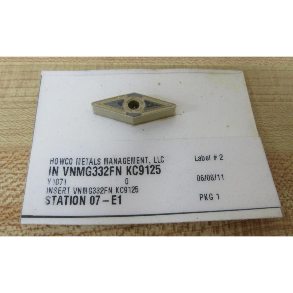 Howco Metals Management VNMG332FN Carbide Turning Insert
