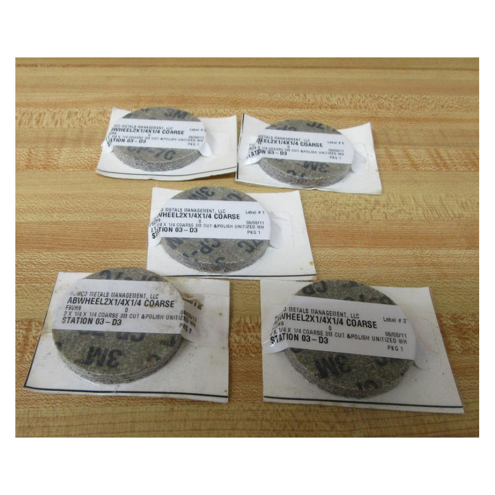 3M 476T91 Cut & Polish Unitized Wheel (Pack of 5) 3M 476T91 Cut & Polish Unitized Wheel (Pack of 5)