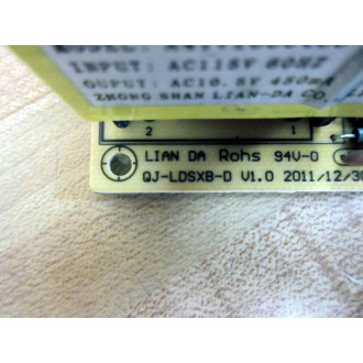 Lian Da QJ-LDSXB-D Control Board QJLDSXBD - Used