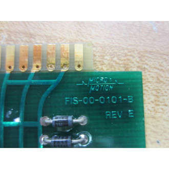 Micro Motion FIS-00-0101-B Safety Board FIS000101B Assy:FIS-00-0101-A - Used