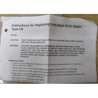 Inpro Seal Company 57388 PIV Drive Chain