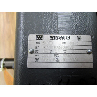 Winsmith 5MCTD 005MCTD31000J9 Dbl Reduction Reducer 005MCTD31000J9 Cracked Base - Used
