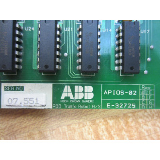 ABB APIOS-02 ABB Trallfa Robot AS E-32725 - Parts Only