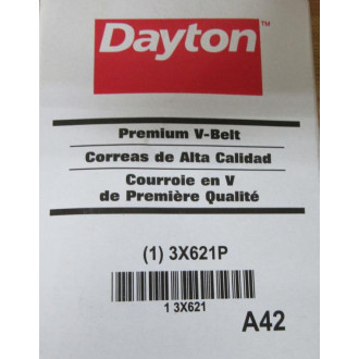 Dayton 3X621P V Belt A42 3X621