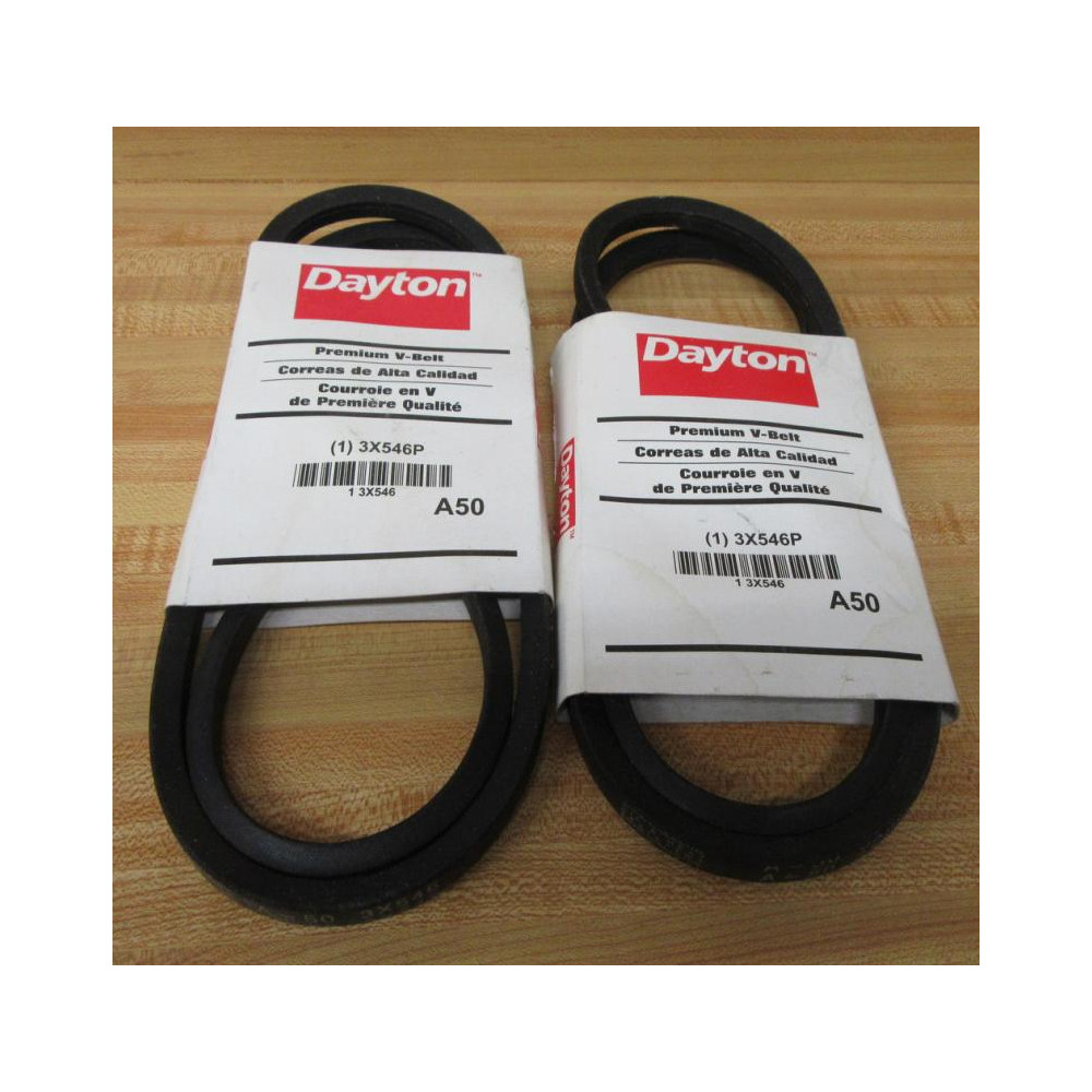 Dayton 3X456P V Belt A50 (Pack of 2)