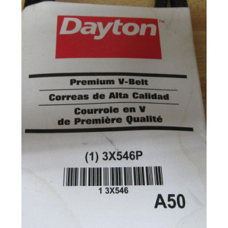 Dayton 3X456P V Belt A50 (Pack of 2)