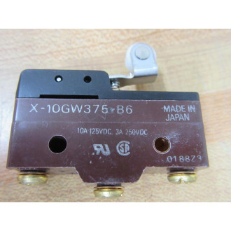 Omron X-10GW375-B6 Basic Switch wRoller Lever X10GW375B6 - New No Box