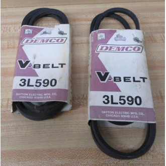 Demco 3L460 V-Belt (Pack of 2)