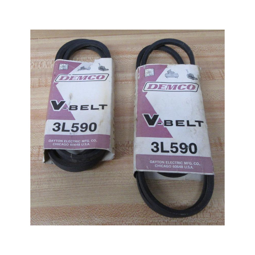 Demco 3L460 V-Belt (Pack of 2)