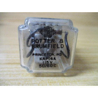 Potter & Brumfield KRP14A-115 Relay KRP14A-115V - Used