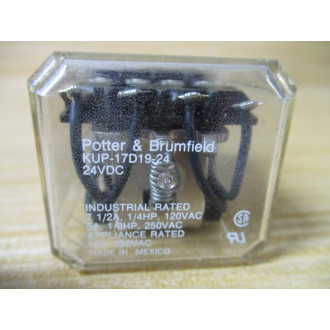 Potter & Brumfield KUP-17D19-24 Relay KUP-17D19-24VDC - Used