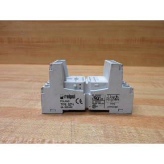Relpol GZT4 Relay Socket - Used