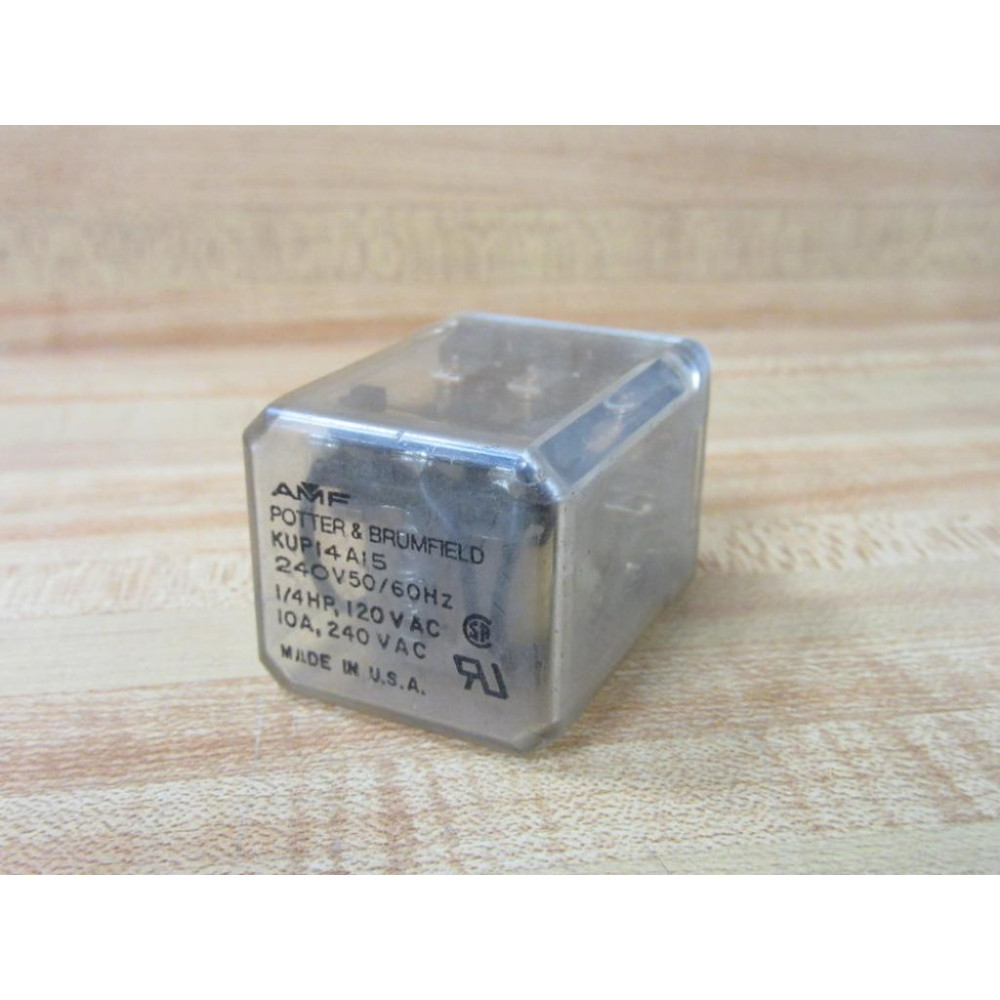 Potter & Brumfield KUP14A15-240V AC Relay KUP14A15-240VAC - Used