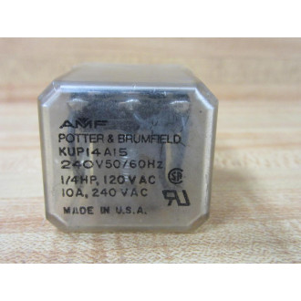 Potter & Brumfield KUP14A15-240V AC Relay KUP14A15-240VAC - Used