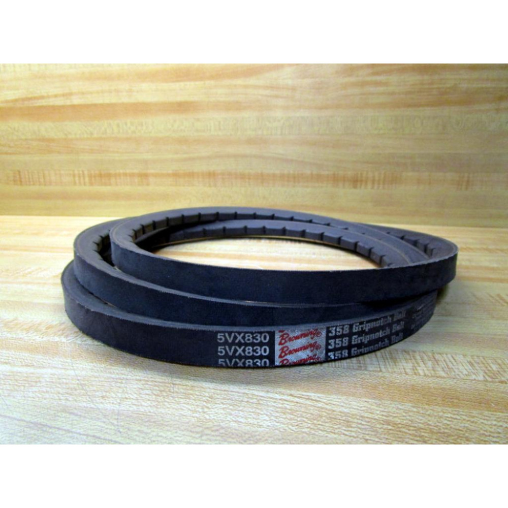 Browning 5VX830 Gripnotch Cogged Belt 5VX830 358 Browning 5VX830 Gripnotch Cogged Belt 5VX830 358