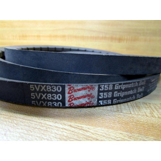 Browning 5VX830 Gripnotch Cogged Belt 5VX830 358 Browning 5VX830 Gripnotch Cogged Belt 5VX830 358