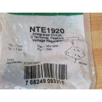 NTE NTE1920 Integrated Circuit (Pack of 4)