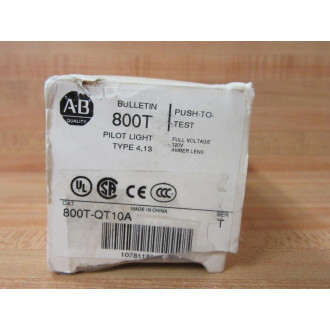 Allen Bradley 800T-QT10A Pilot Light 800TQT10A
