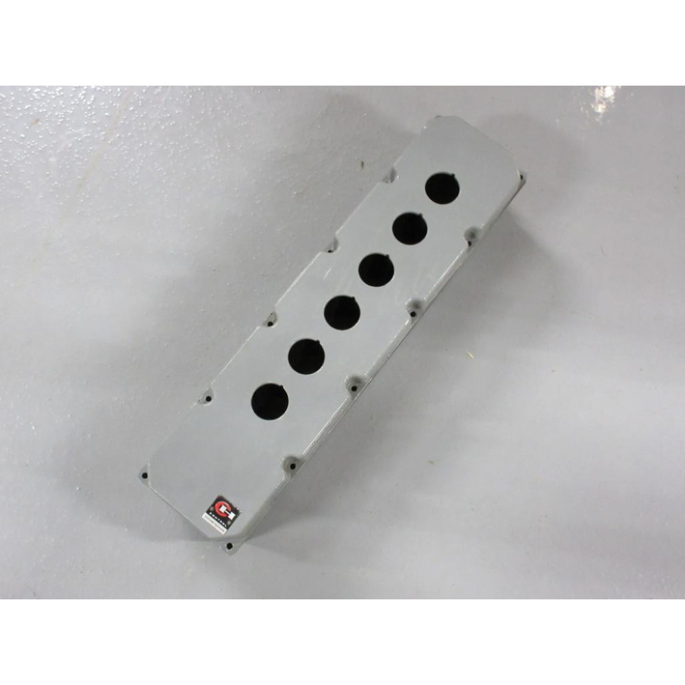 Eaton 10250TE34 Pushbutton Enclosure N6 WHardware 6 Holes - Used
