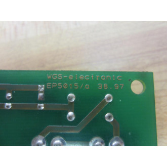 WGS-electonic EP5015 Circuit Board EP5015a - Used