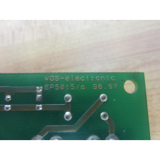 WGS-electonic EP5015 Circuit Board EP5015a - Used