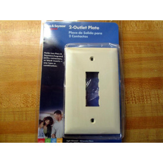 Pass & Seymour TPDC2-LAV 2-Outlet Plate TPDC2LAV (Pack of 5)