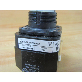 Allen Bradley 800H-FRXNP16RA7 Pushbutton 800HFRXNP16RA7
