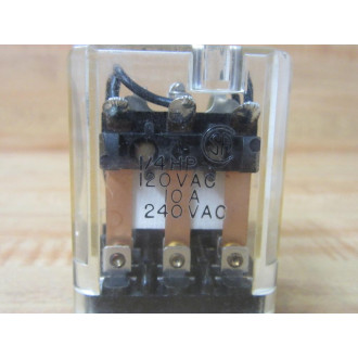 Potter & Brumfield KUP-14A15-120V AC Relay KUP-14A15-120VAC wVent Hole - Used